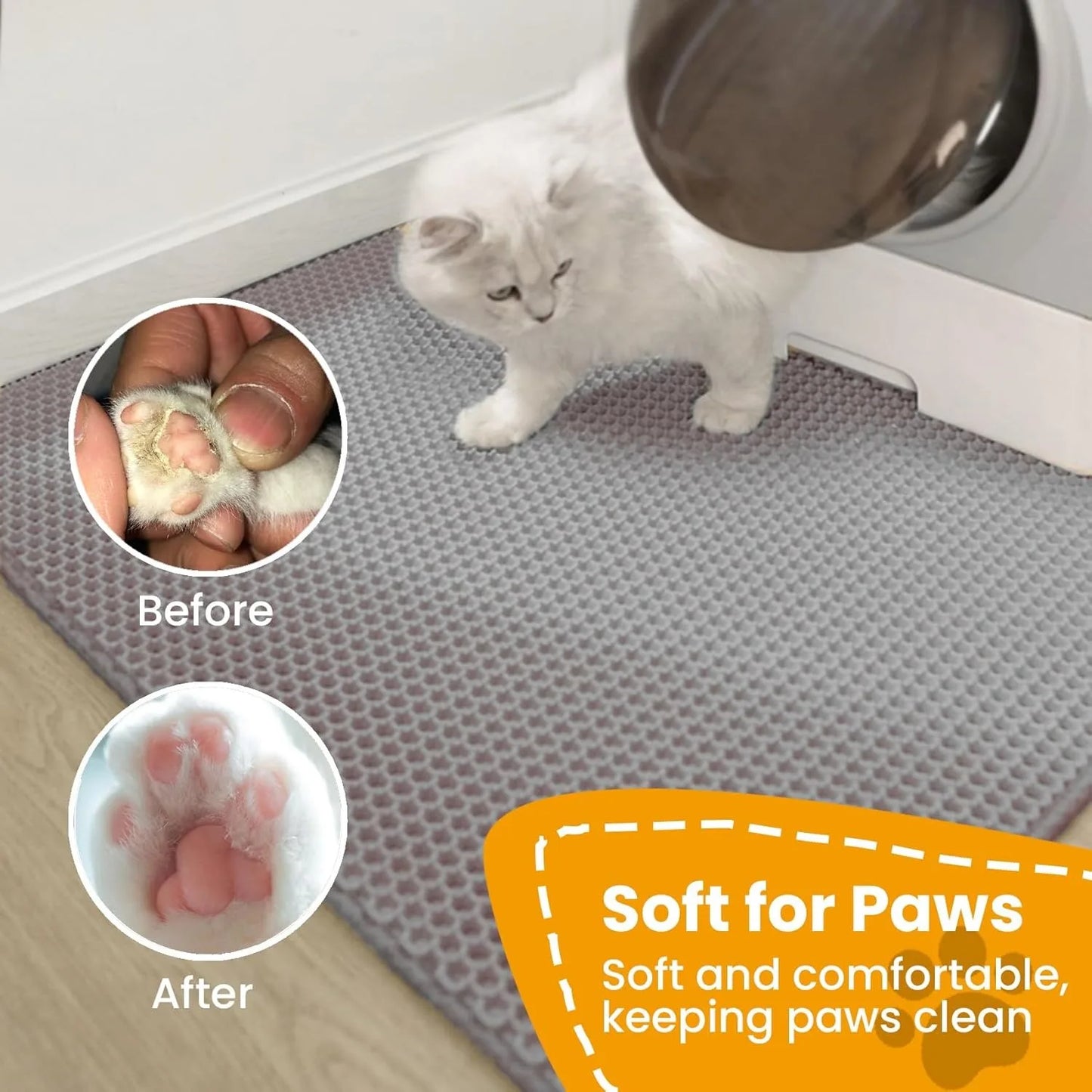 Waterproof Double Layer Cat Litter Mat | Keep Floors Clean & Mess-Free