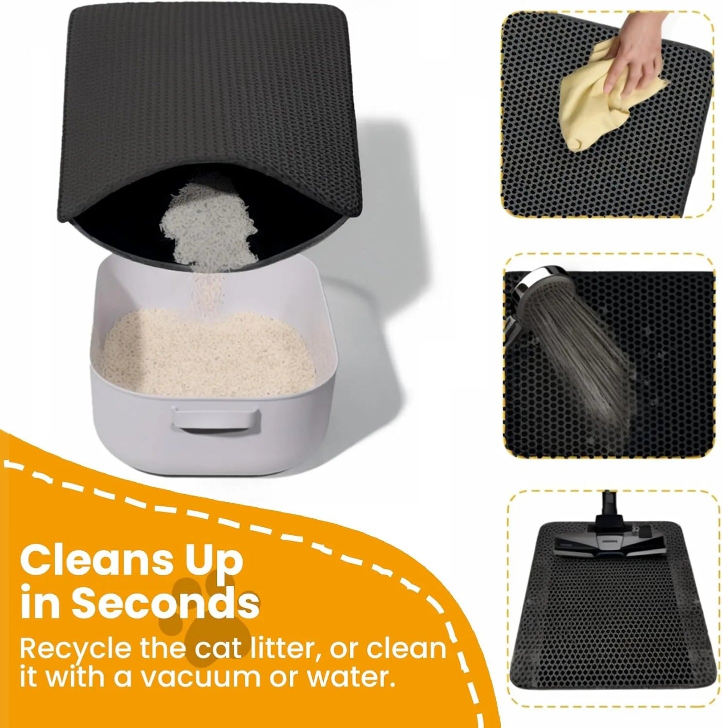 Waterproof Double Layer Cat Litter Mat | Keep Floors Clean & Mess-Free